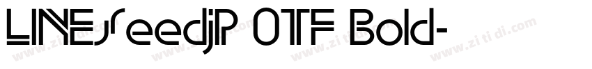 LINESeedjP 0TF Bold字体转换